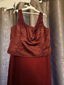Burgundy Dress