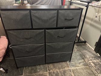 9-Drawer Fabric Dresser Storage Organizer