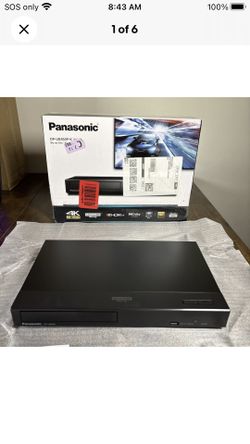 Panasonic Premium 4K Blu Ray Player, UHD DVD Blu Ray Player with Hi-Res Sound, 4K VOD Streaming, HDR10+ and Dolby Vision™, DP-UB450 (Black)  The Panas