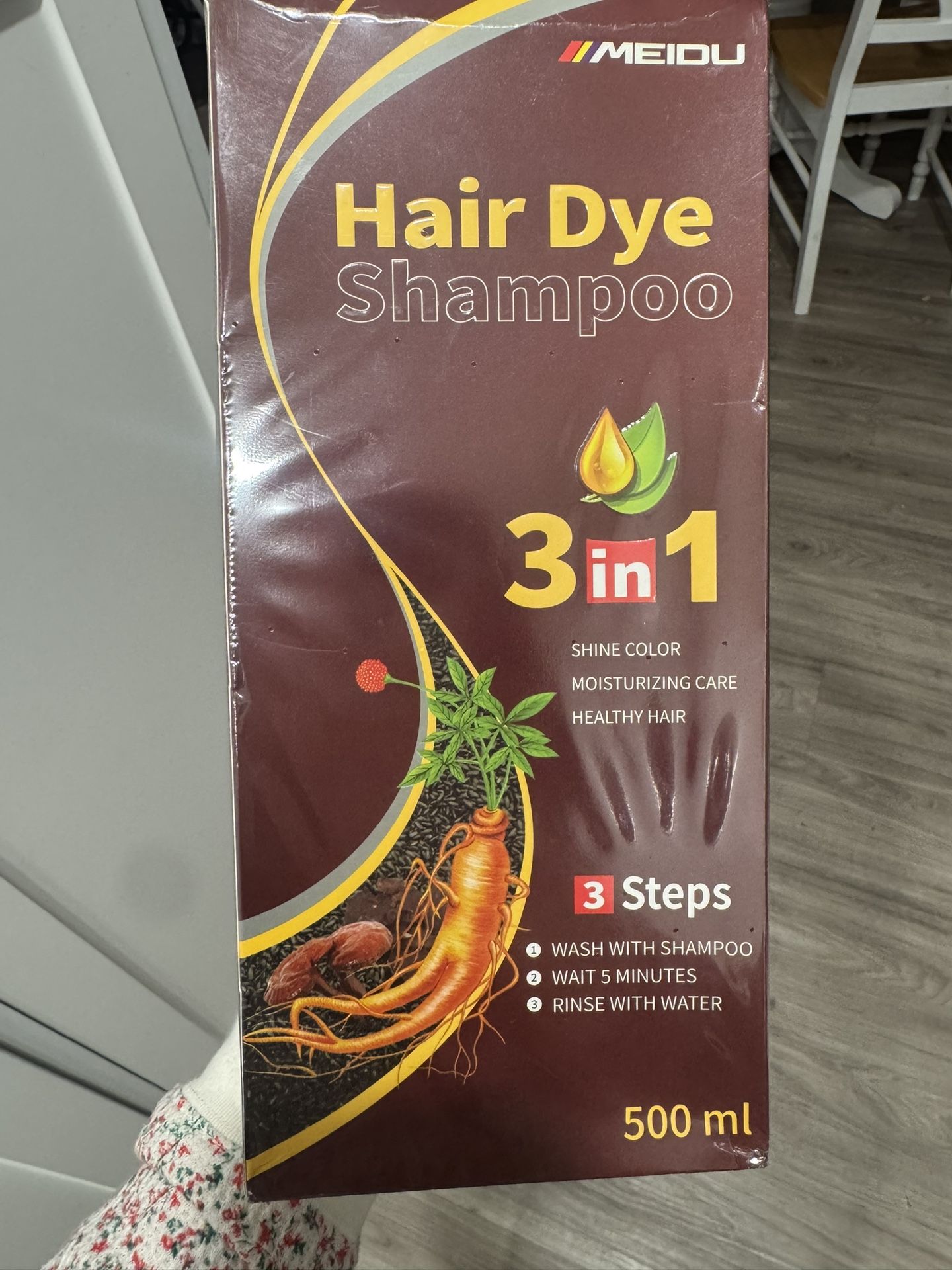 Red wine Hair Dye Shampoo