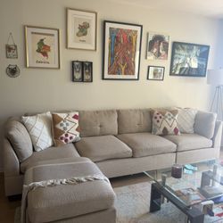Sectional Couch - Beige