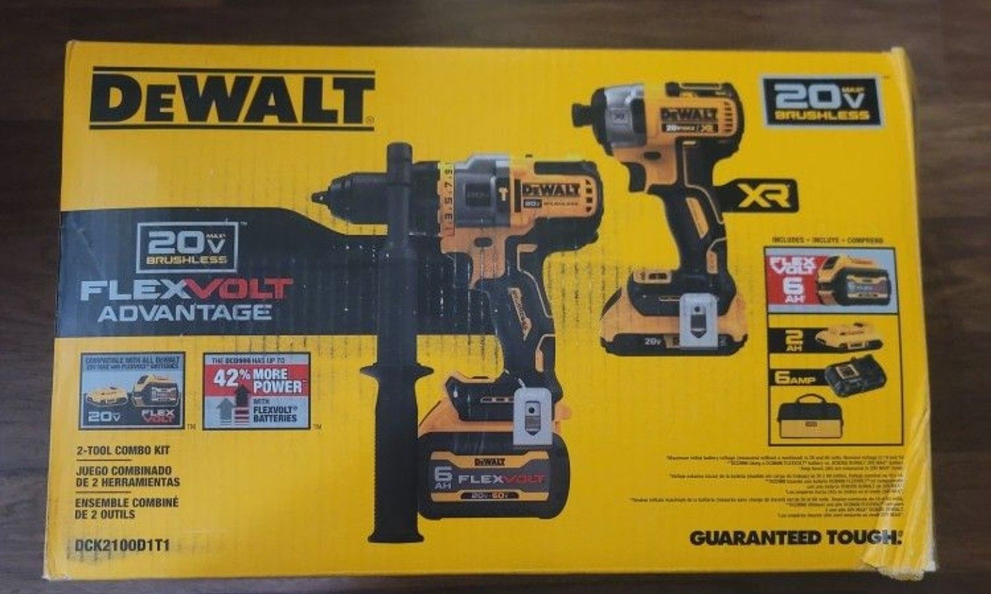 Dewalt 2 Combo Kit,  Flexvolt Advantage