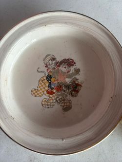 1941 Raggedy Ann and Andy plate and cup