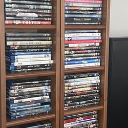 Large brown book or movie case
