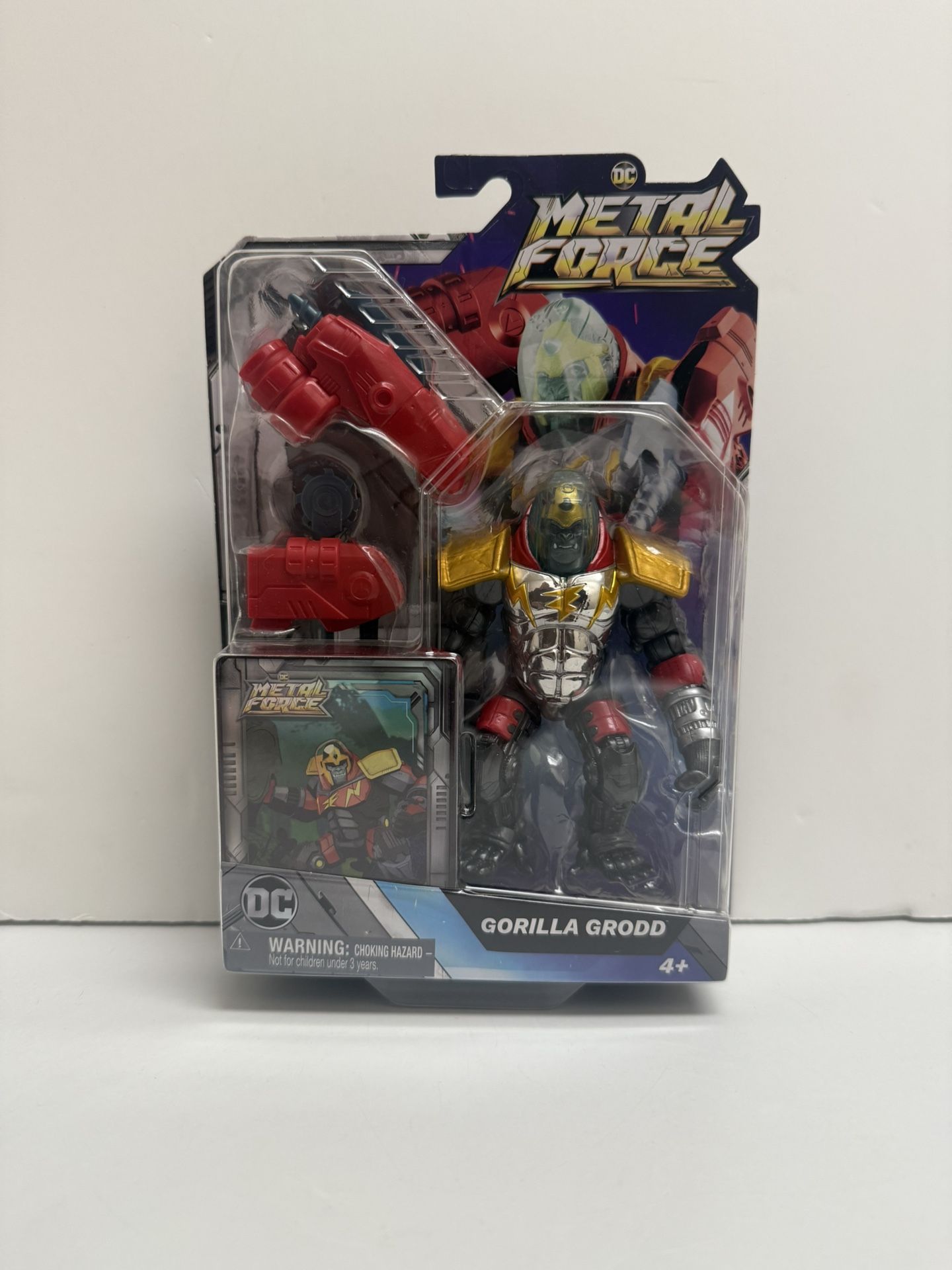 DC COMIC METAL FORCE GORILLA GRODD 4” Action Figure NEW in Sealed Package RARE