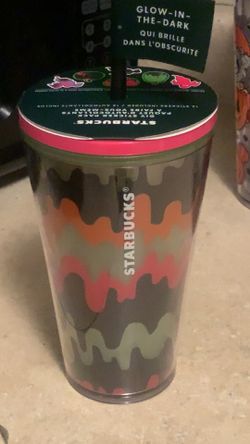 Starbucks Glow In The Dark Tumblr Sticker Cup