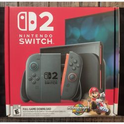 Nintendo Switch 2 256GB Video Game Console and Mario Kart World bundle Brand. New 