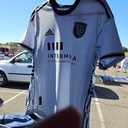 Jersey Adidas MLS Autentico San Jose Talla Mediano