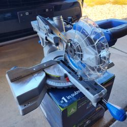 Cobalt Compact 7-1 4in 10 Amp Single Bevel Sliding Compound Corded Milter Saw