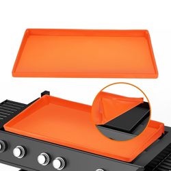 New 28'' Griddle Mat Silicone for Blackstone, Silicone Griddle Cover Upgraded Full-Cover,Protective BBQ Grill for Blackstone Protector Accessories Kit