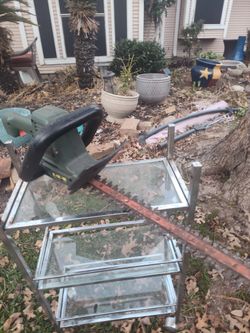 Electric Hedge Trimmer Works Well Herramienta TOOLS GARAGE ITEMS 