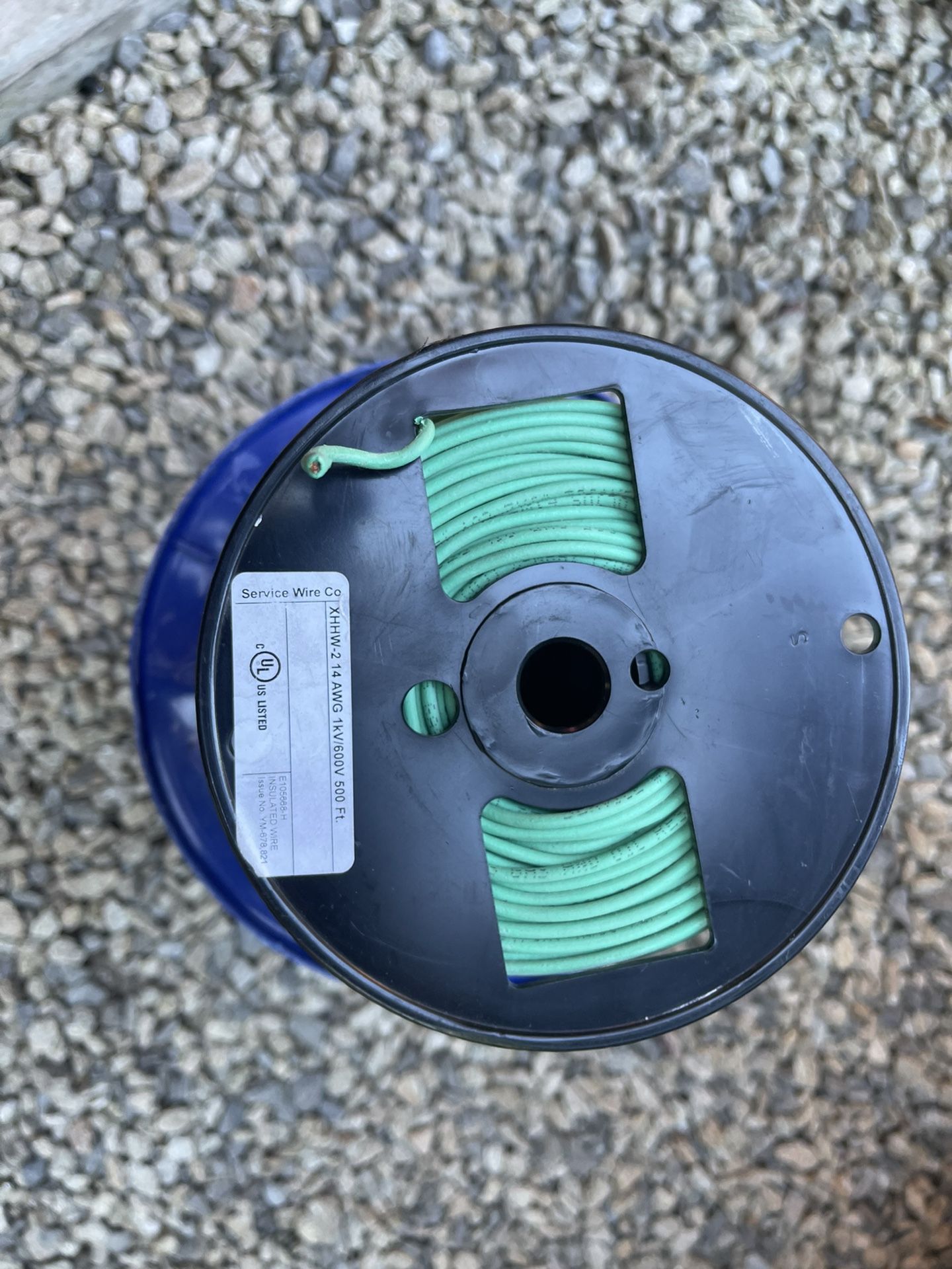Service Wire Co. Green XHHW-2 14 AWG 1kV/600V 500 ft
