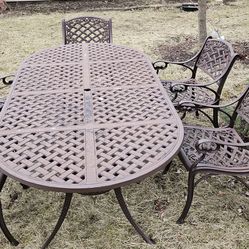 Patio set  very heavy