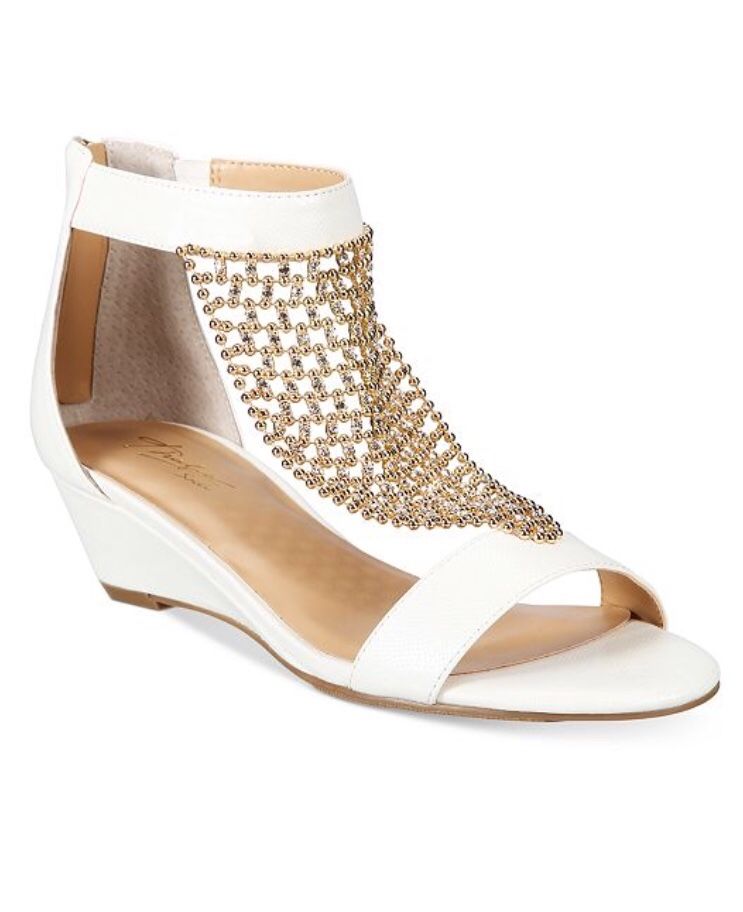 Thalia sodi tibby hotsell mesh embellished wedge sandals