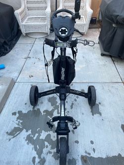 Nitron Bagboy charcoal 3 wheel golf push cart