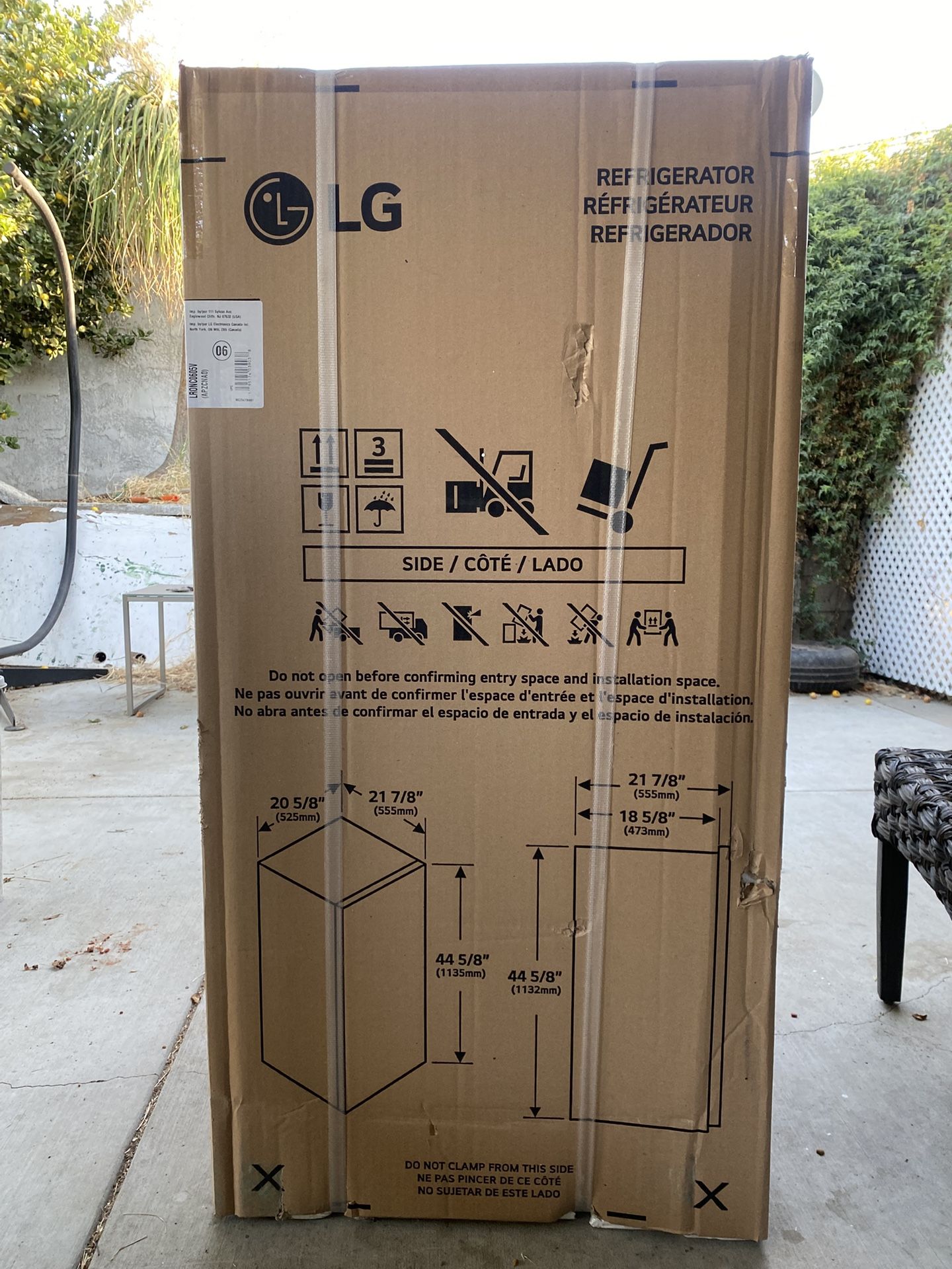 Brand New Small LG Refrigerator