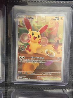 Plusle & Minun Illustration Rare Pokemon Cards