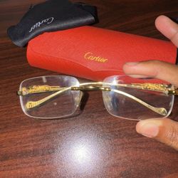 Cartier Glasses (Rimless Style)