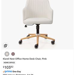 Klarel Nest Office Home Desk Chair.