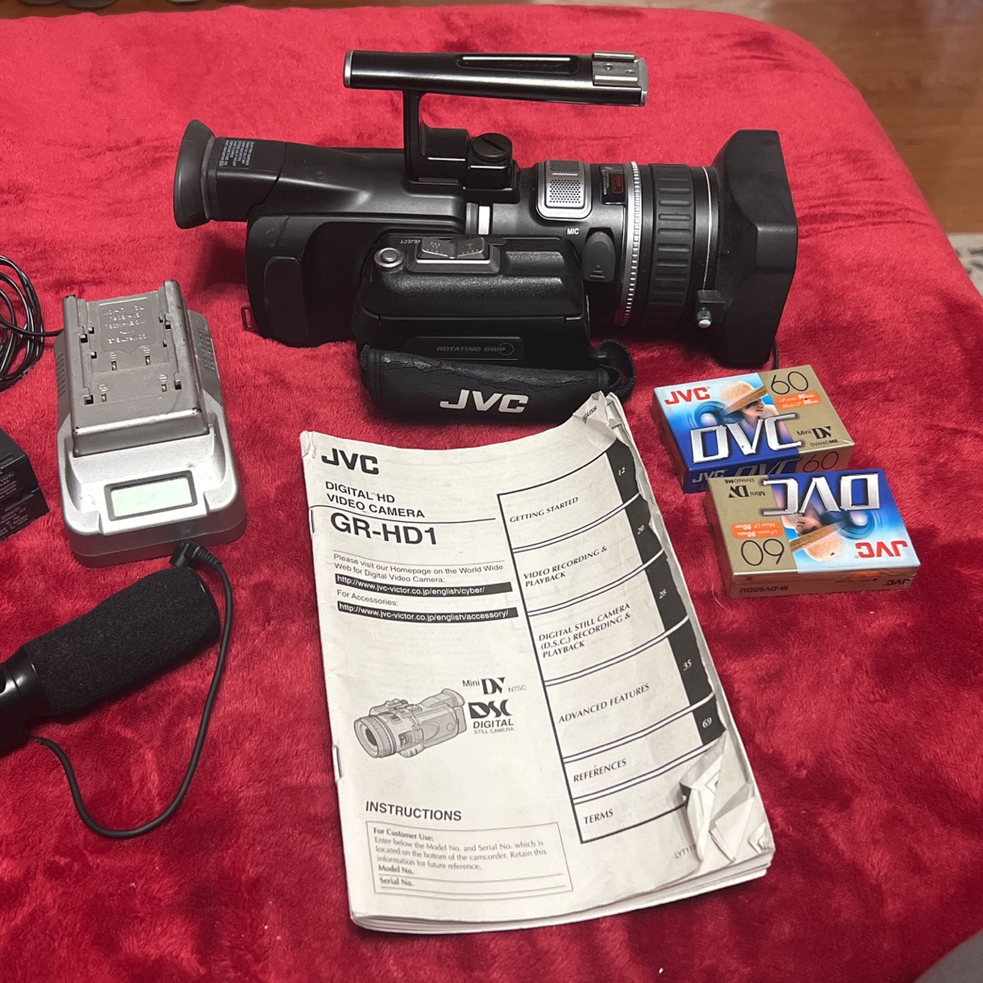 JVC GR-HD1 MiniDV High Definition Camcorder - Open Box