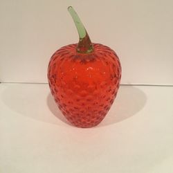 Vintage Glass Apple