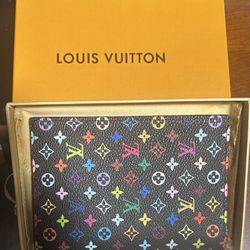 Louis Vuitton wallet X Takashi Murakami collection.