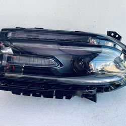 2015-2022 DODGE CHARGER LEFT DRIVER SIDE HEADLIGHT HALOGEN W/ LED OEM