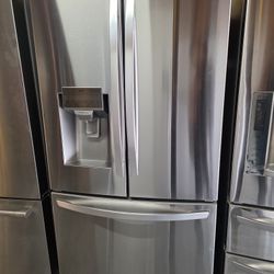 REFRIGERATOR  LG  FRENCH DOOR STAINLESS STEEL SCRATCH  ONLY STAINLESS STEEL 