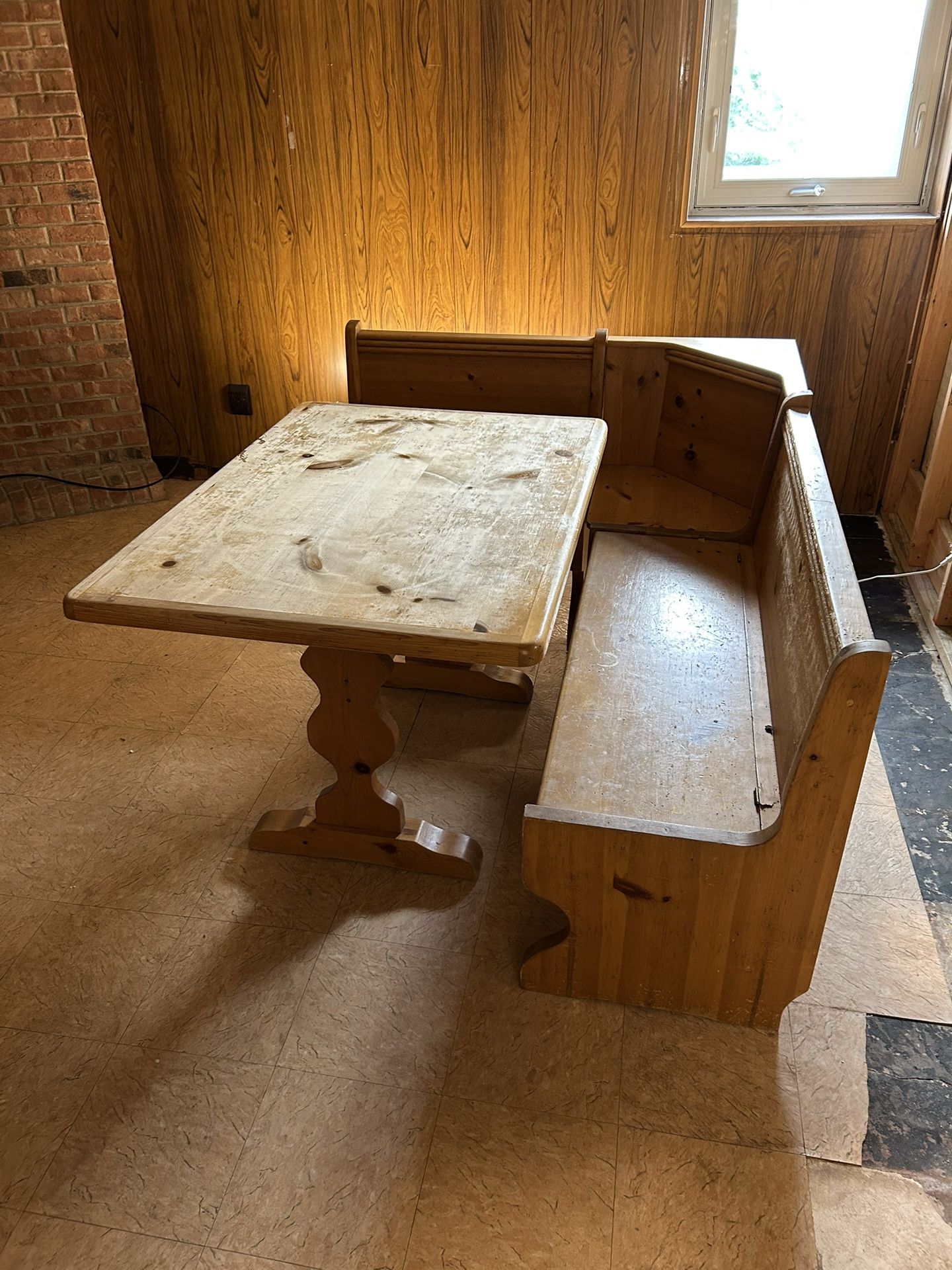Breakfast Nook With Storage Solid Wood