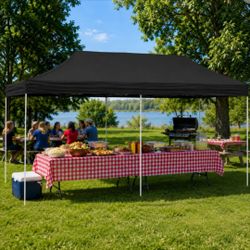 10x20 Black Pop up Tent Canopy