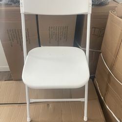 Commercial folding chairs - box of 10 new chairs