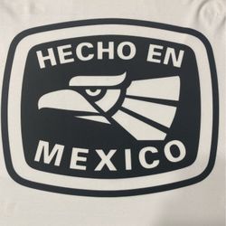 Hecho En Mexico Window Decal 