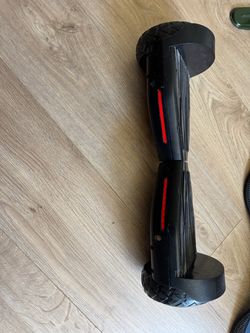 Black Jetson Hoverboard with Red LED Accents