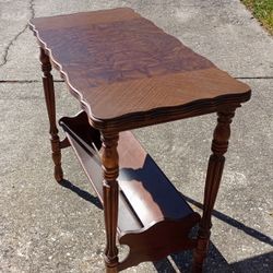 Vintage End Table Book Table Console Table Furniture *40.00 Firm* Top is 24" x 12" & 24" Tall