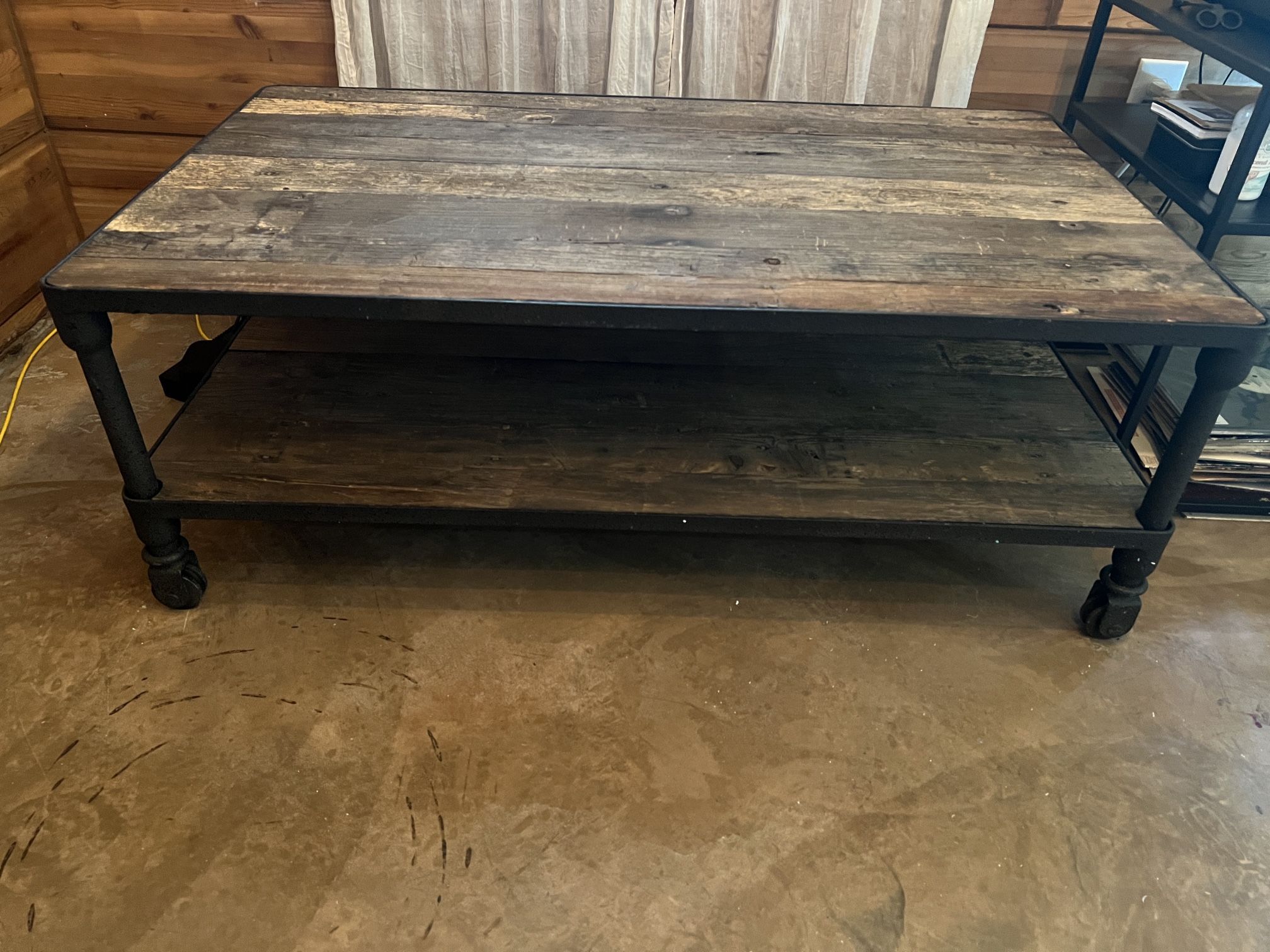 Restoration hardware dutch sale industrial coffee table