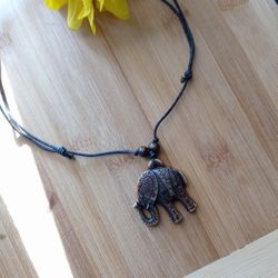 1PC Beautiful Elephant Pendant Necklace