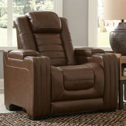 Backtrack Chocolate Power Recliner

