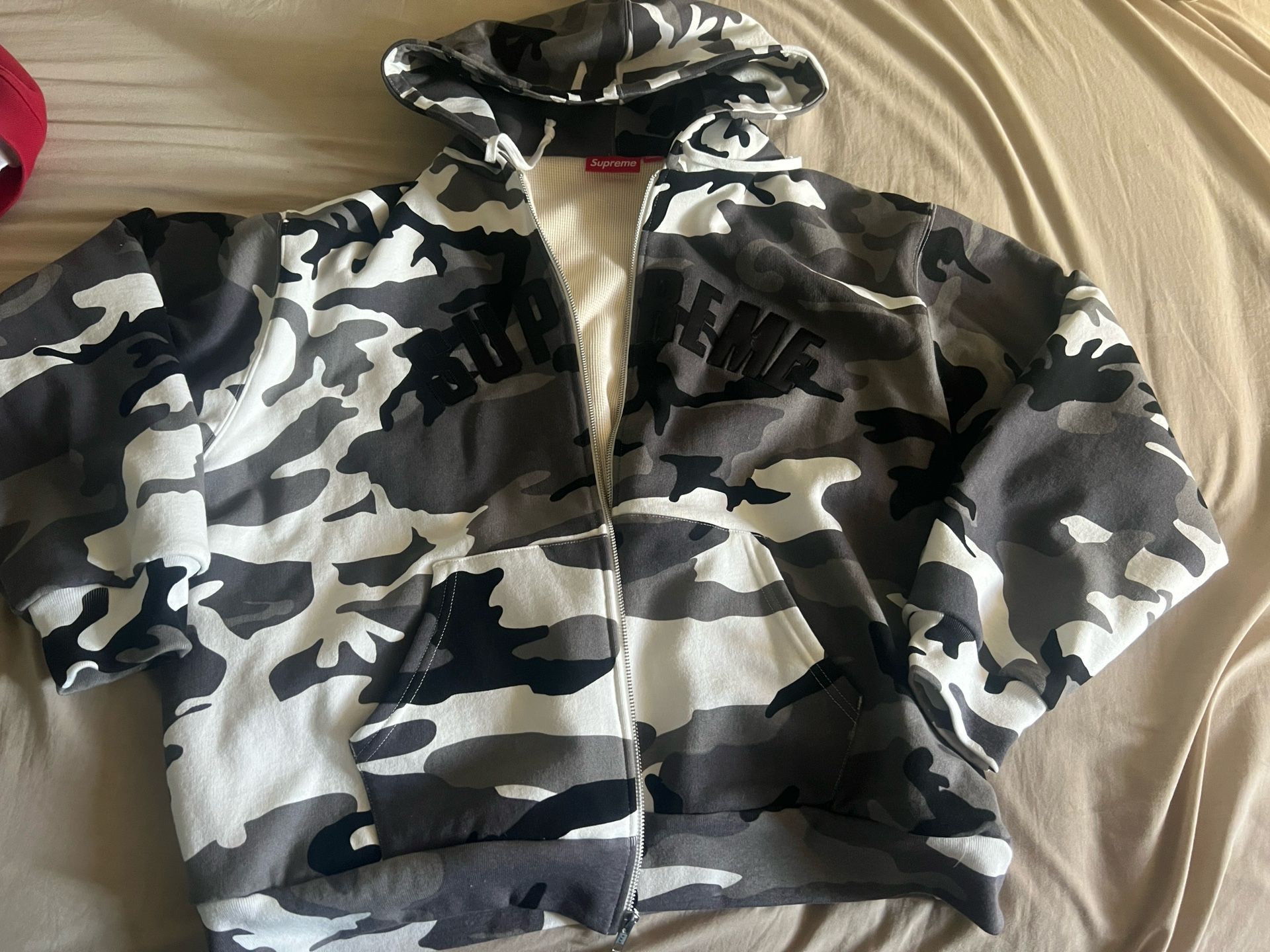 Supreme Artic Camo Zip Up 