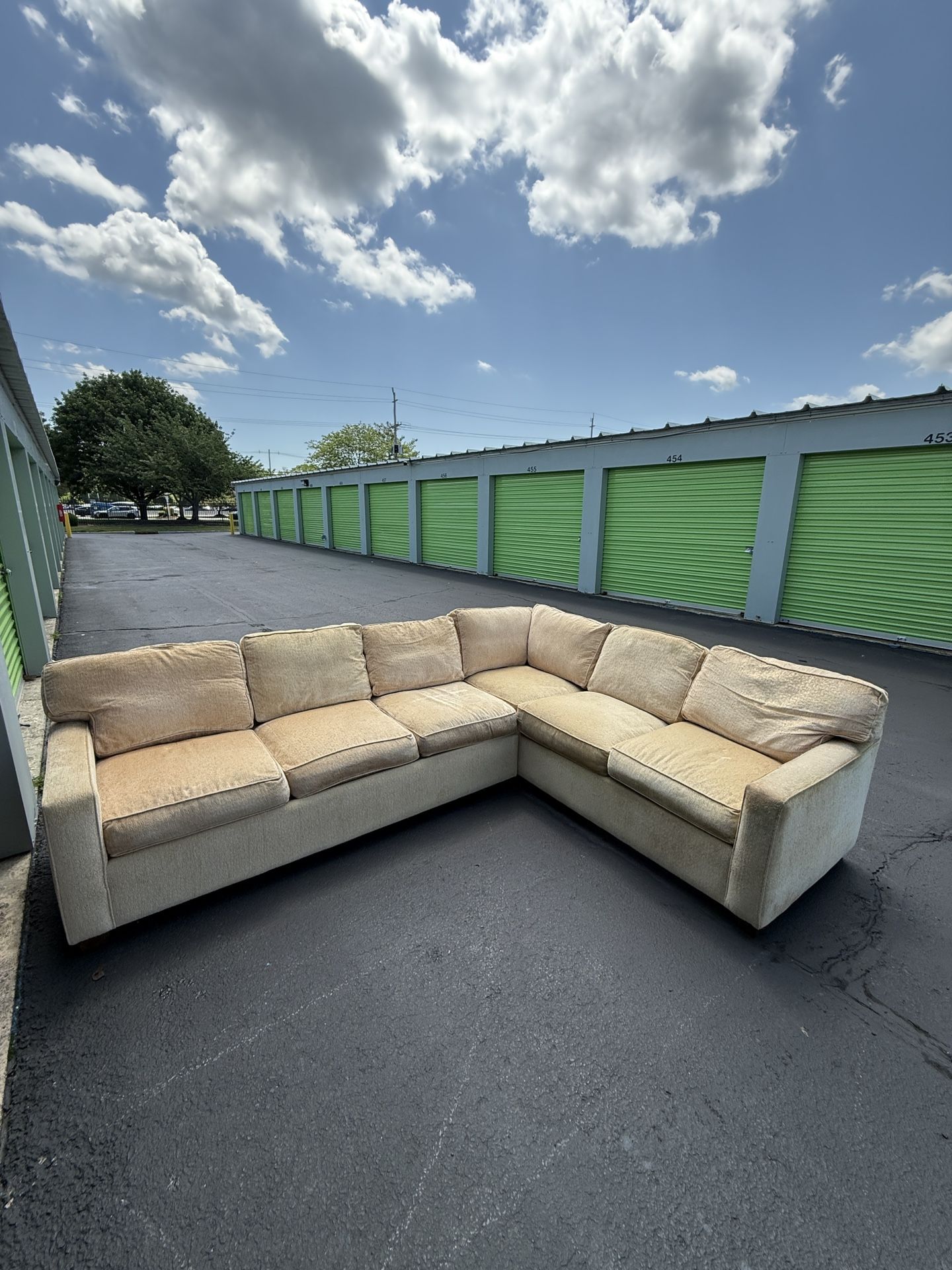 Cream Sectional