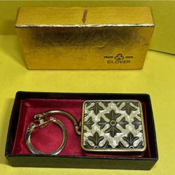 Vintage Clover Sankyo Music Box Keychain 