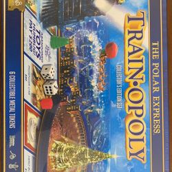 The Polar Express Train-opoly Collector's Edition Board Game BRAND NEW SEALED 