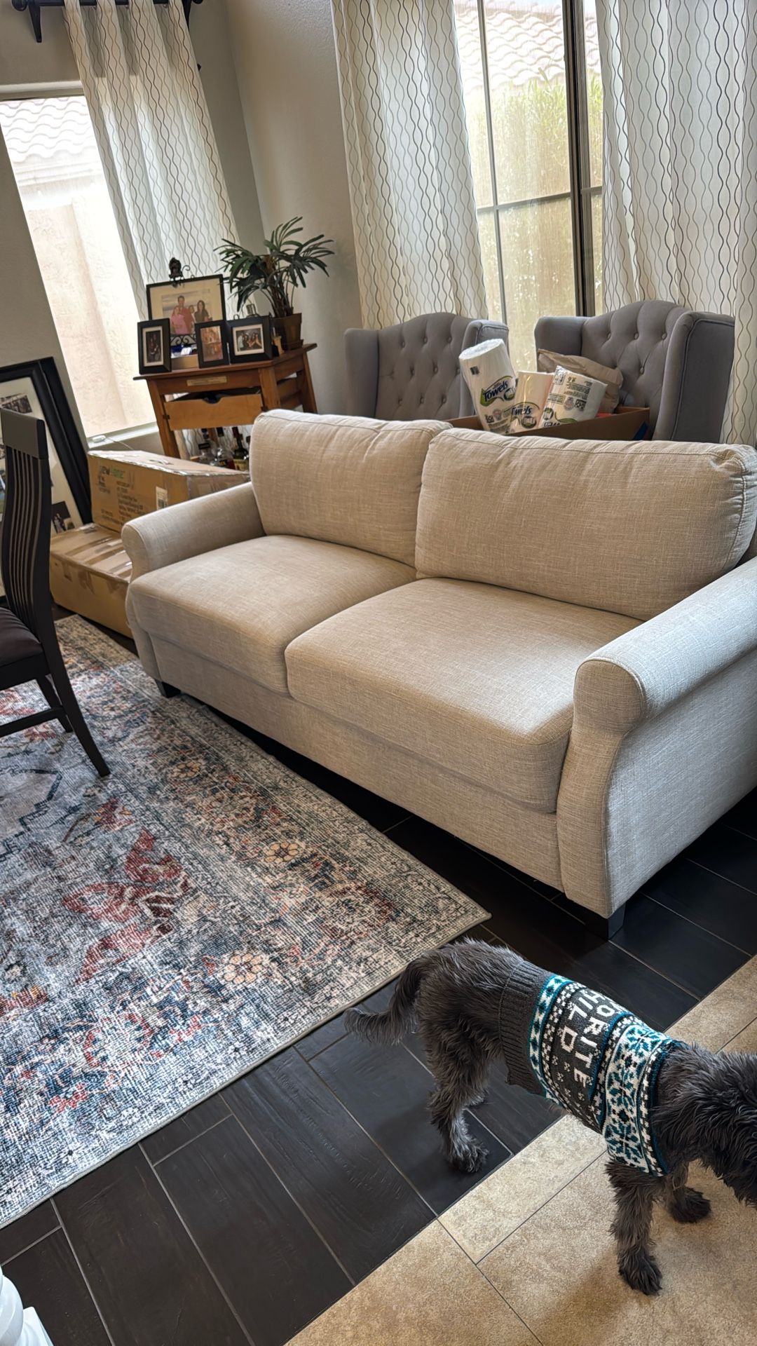 Small couch, Sofa. Very clean