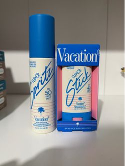 Vacation face mist & face cream