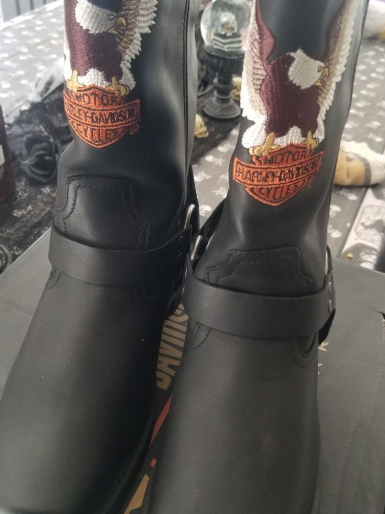 Brand New Harley Boots Up For Sale 