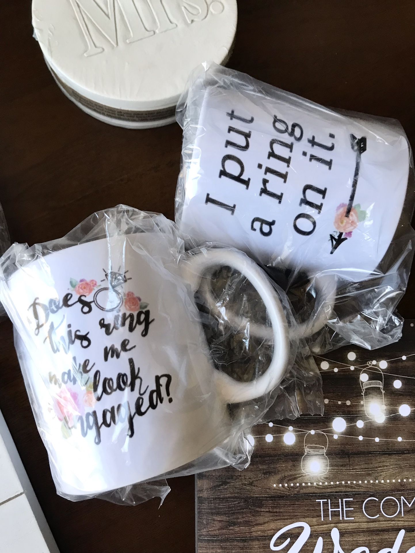 Engagement Gift Set Of 2 Mugs