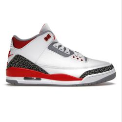 Jordan 3 Retro "Fire Red" - Size 10