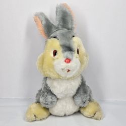 VTG 1980’s Walt Disney Bambi Thumper Plush 10" Bunny Rabbit Stuffed Animal Dakin