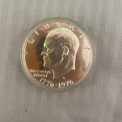 Silver Bicentennial Dollar Coin