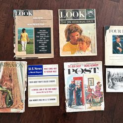 JFK Magazines Books Old Magazines 1960s 1940s