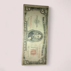 1953 B Lincoln $5 Red Seal Bill